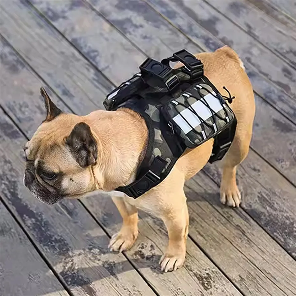 Hondentuig met zadeltassen